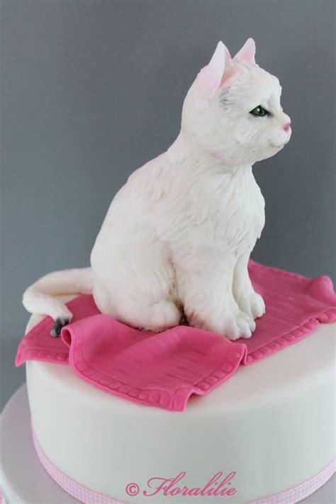Cat Cake - CakeCentral.com | Cat cake, Fondant cat, Birthday cake for cat