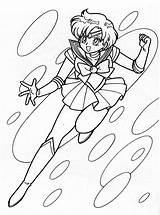 Sailor Mercury Coloring Pages sketch template
