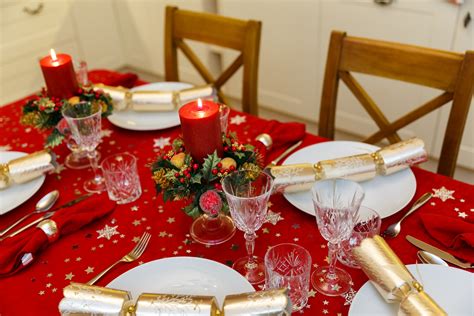 Christmas Dinner Table Free Stock Photo - Public Domain Pictures