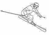 Winter Sports Coloring Pages To Download And Print For Free sketch template