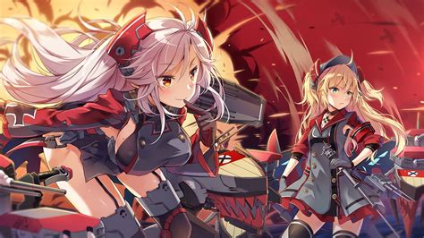 Prinz Eugen & Admiral [Azur Lane] [2560x1440] : r/Animewallpaper