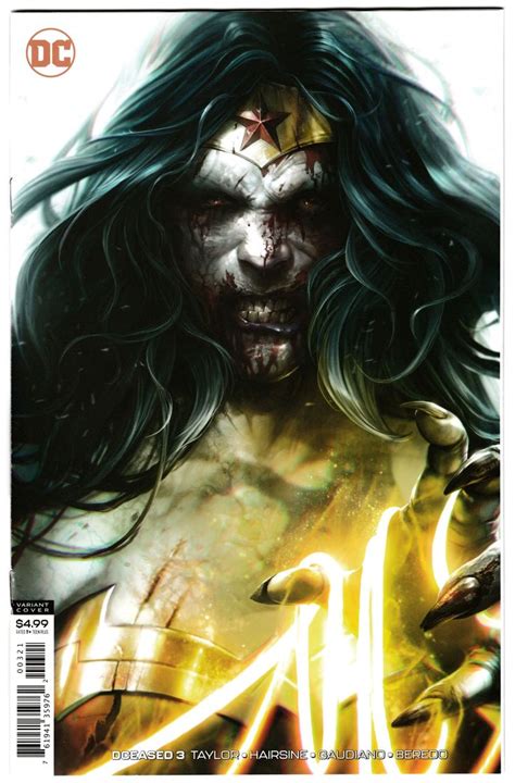 $3.79 DCeased #3 Mattina Wonder Woman Zombie Card Stock Variant (DC ...