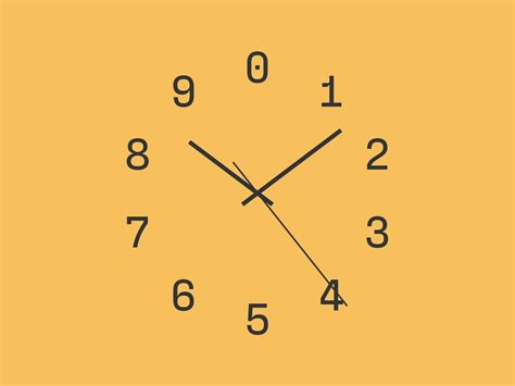 Fraktion Mono Clock by Juri Zaech on Dribbble