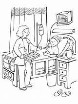 Hospital coloring Pages sketch template