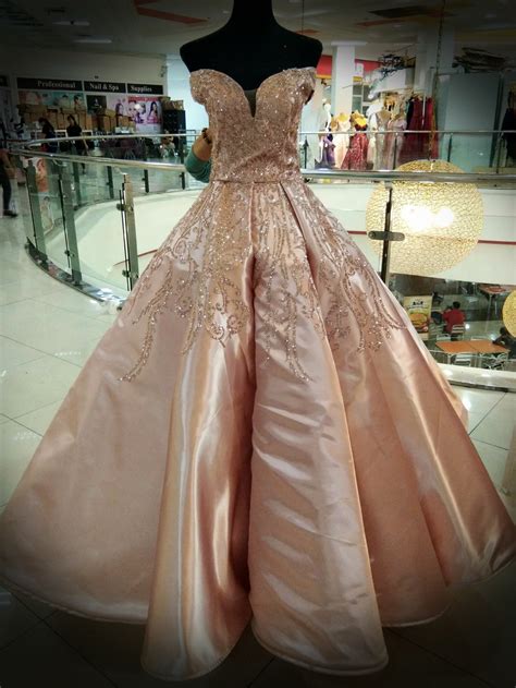 Prom / Debut Ball Gown (light pink), Women's Fashion, Dresses & Sets, Evening dresses & gowns on ...