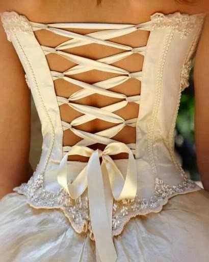 The Modern Princess ♕ :: Corset Tie Back Dress | Wedding dress backs ...