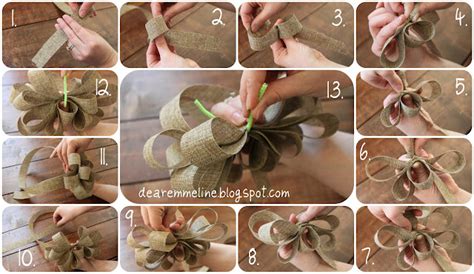 10 Burlap Bows Craft Ideas Selection | Queentulip