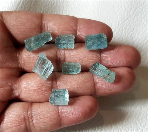 AQUAMARINE Natural Gemstone Raw Rough Stone Aquamarine Loose | Etsy