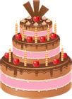 Birthday Cake Transparent PNG Clip Art Image | Gallery Yopriceville - High-Quality Free Images ...