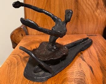 Black Ballerina Sculpture - Etsy