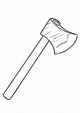 Free Coloring Pages Of A Hatchet  EmilianoilMunoz sketch template