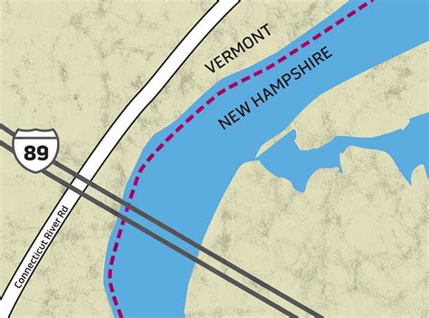 Where on the Connecticut River Is the Vermont-New Hampshire Border ...