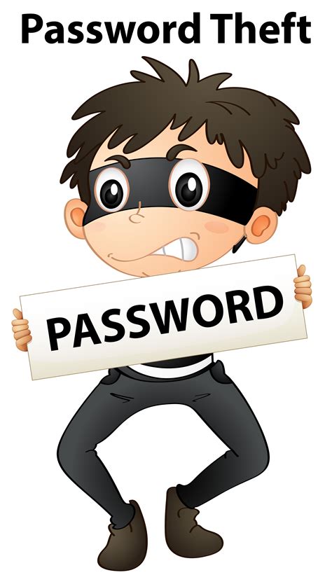 A password theft on white background 559843 Vector Art at Vecteezy