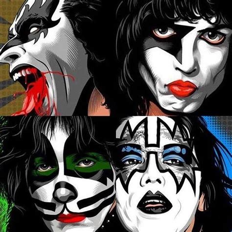 Kiss artwork, Kiss album covers, Kiss rock bands