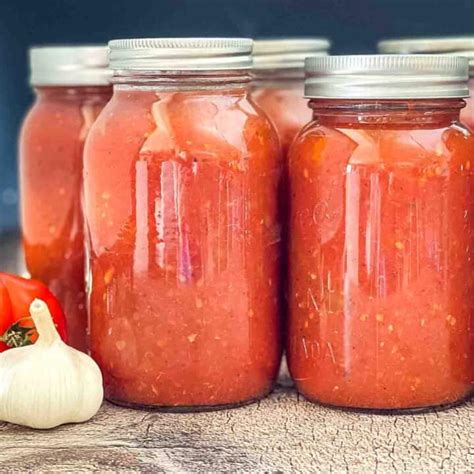 Homemade Canned Spaghetti Sauce Recipe with Fresh Tomatoes