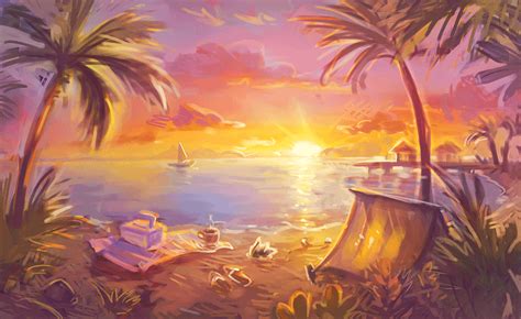 Top 166 + Animated beach sunset - Lifewithvernonhoward.com