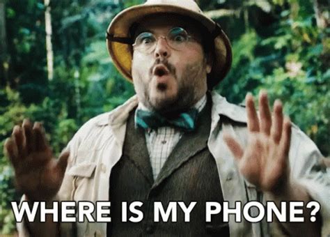 Jack Black Where Is My Phone GIF - JackBlack WhereIsMyPhone Jumanji - Discover & Share GIFs