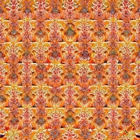 Autumn patterned section divider on Craiyon