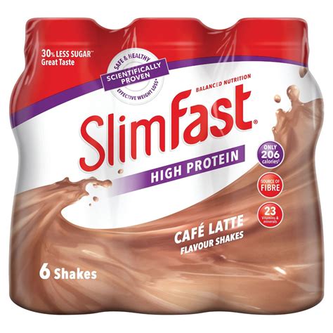 DayUKDeals: DIET SHAKES, SlimFast! Café Latte Shake Multipack, 6 x ...