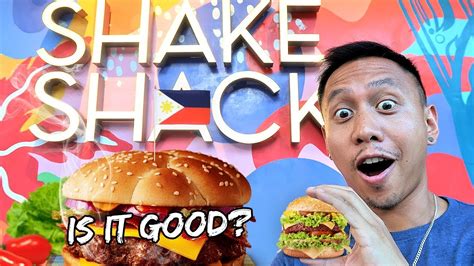 Is SHAKE SHACK Manila as Good As USA Shake Shack? | Vlog #498 - YouTube