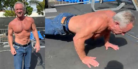 RFK Jr Shirtless Push-ups Makes Some Internet Users Hot