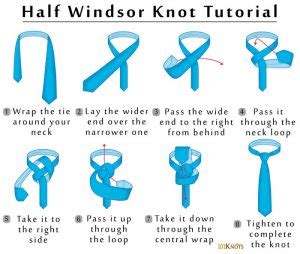 How to Tie a Half Windsor Knot? Variations, Tips & Video Steps