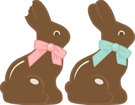 Easter Bunny Chocolate cake Chocolate bunny Clip art - Chocolate Rabbit Cliparts png download ...