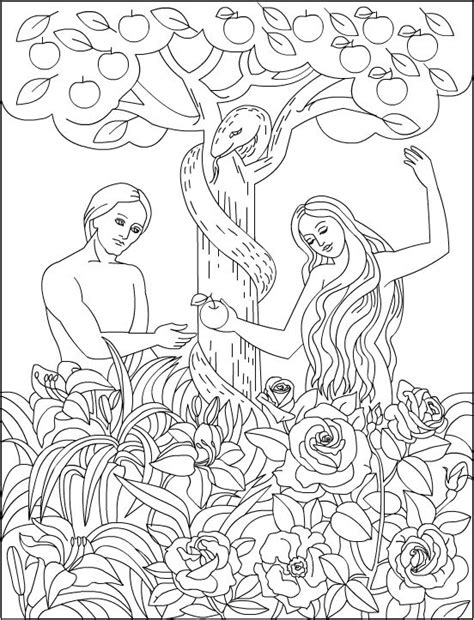 Garden Of Eden Coloring Pages at GetColorings.com | Free printable colorings pages to print and ...