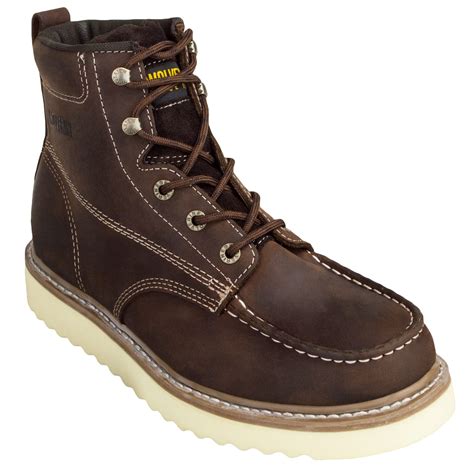 Wolverine Boots: Men's Slip-Resistant W10744 Loader 6-Inch Wedge Boots