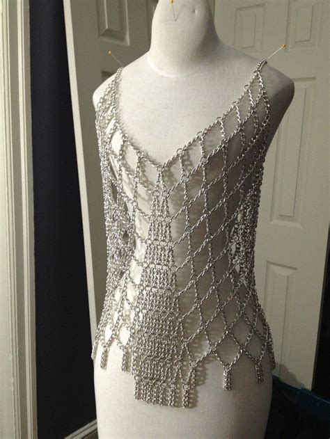 Chain dress, Body chain fashion, Chainmail clothing