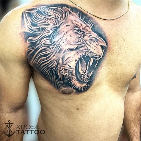 Update more than 69 chest lion tattoo latest - in.coedo.com.vn