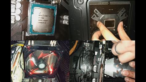 Install Intel i7 7700k with Cooler Master Hyper 212 led fan in SPEC-1(SS BRO TECH AND GAMES ...