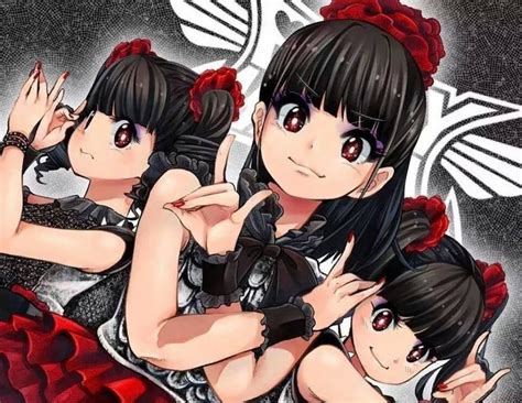 Babymetal fan art unknown artist Manga Anime, Anime Art, Scene Outfits, Kawaii, Suzuka, Emo Goth ...