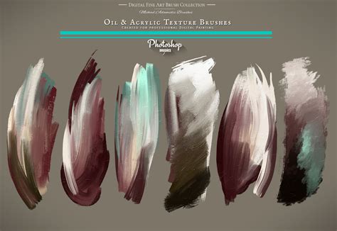 Concept Art and Photoshop Brushes - MA-BRUSHES - MaxRealistic Photoshop Oil Brushes with ...