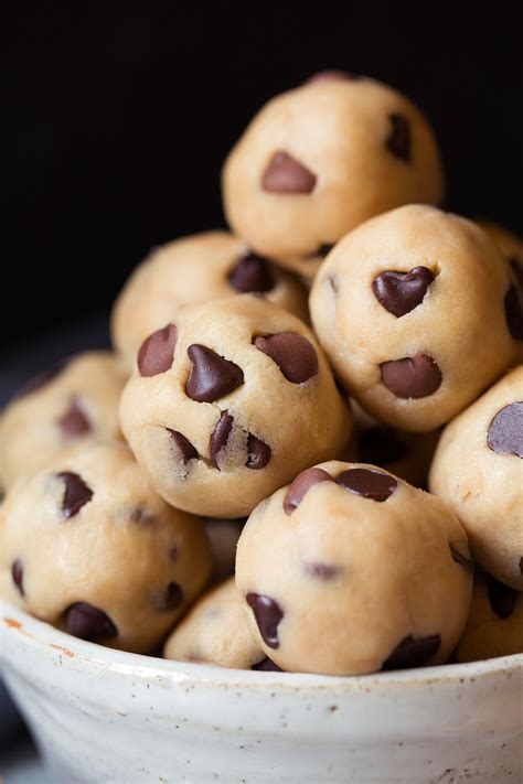 Chocolate Chip Cookie Dough Bites - Cooking Classy