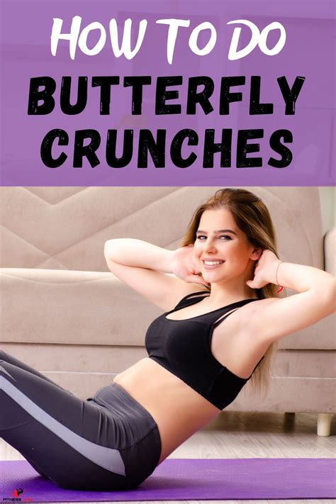 How To Do Butterfly Crunches | Crunches workout, Butterfly crunches, How to do butterfly