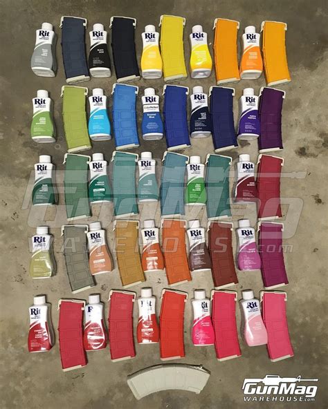 Dyeing your Sand PMAG from Magpul with Rit Dye colors: the ultimate guide - The Mag Life