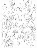 Underwater Scene Coloring Pages At GetColoringscom  Free Printable sketch template