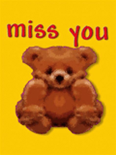 Teddy Bear Image Miss You GIF | GIFDB.com