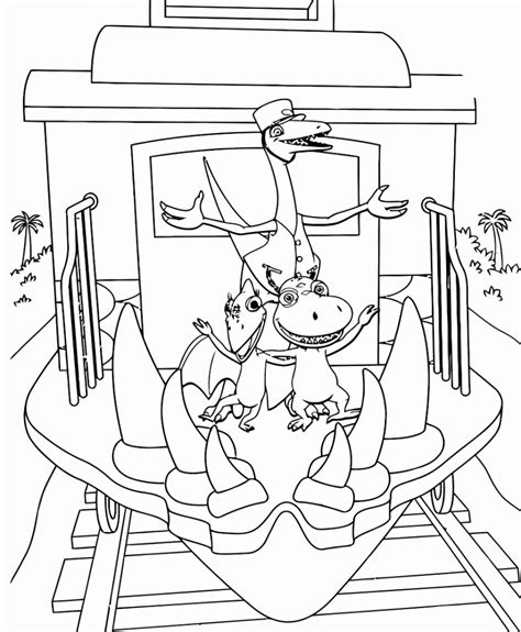 Dinosaur Train Coloring Pages - Best Coloring Pages For Kids | Train ...