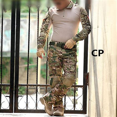 46.88US $ 39% OFF|Army Military Camouflage Suits Frog Suit Men Uniform Sniper Combat Shirt Pants ...