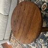 Round Oak Coffee Table Rustic, Rustic Round Coffee Table Wood, Rustic ...
