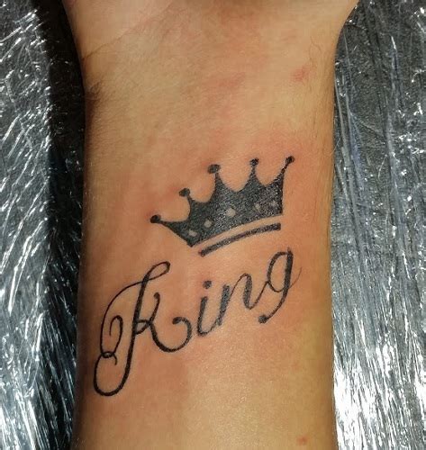 Simple King Crown Tattoos