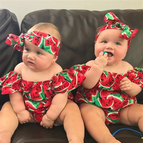 Baby Girl Watermelon Romper / Baby Girl Romper / Spring Romper | Etsy