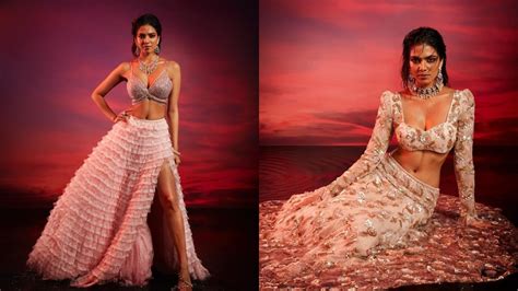 When it comes to pastel floral lehengas, Malavika Mohanan wins | IWMBuzz