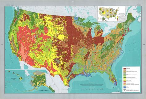 Land use in the United States, 1950 #map #usa