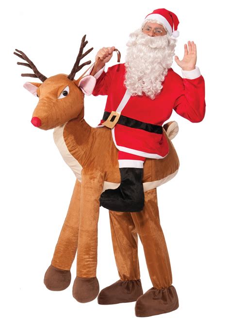 Adult Ride a Reindeer Costume