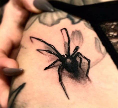 Pin by Victoria lanza on тату | Spider tattoo, Scary tattoos, Clever ...