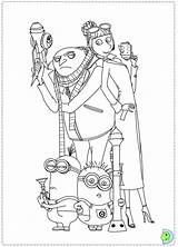 Despicable Me 2 Coloring Page  DinoKidsorg sketch template