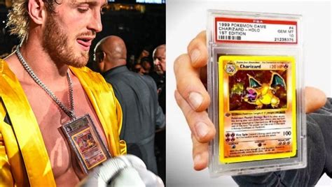 Logan Paul pense que sa carte Pokemon Charizard vaut 1 million de dollars - Breakforbuzz